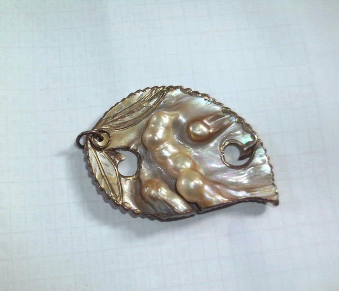 奇特,异形珍珠春蚕吊坠,看看_奇特,异形珍珠