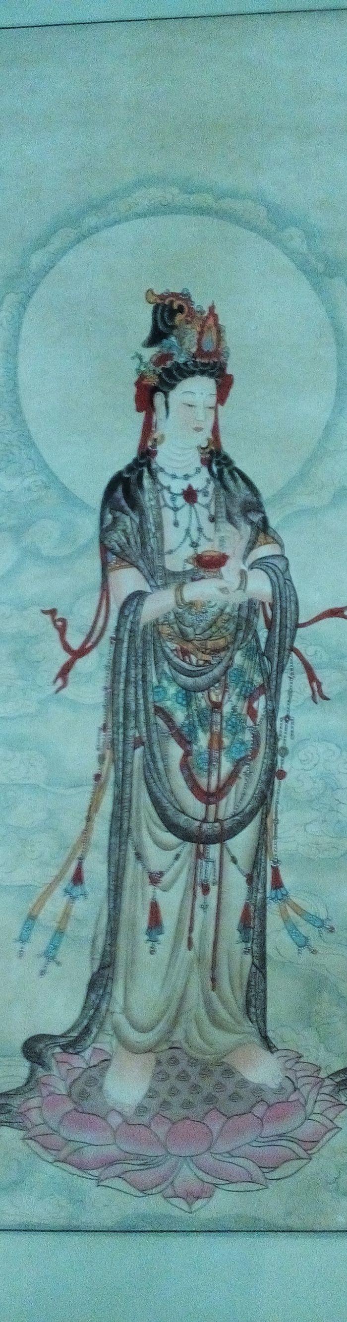 请教各位老师这幅手工绘制的佛像有收藏价值吗