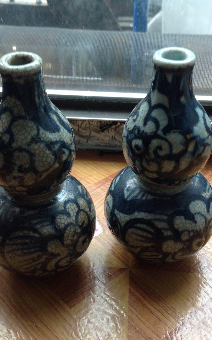 哥釉青花胡卢瓶_哥釉青花胡卢瓶鉴定_来自藏