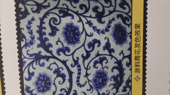 [转载]六种青料的发色效果（苏麻离青，平等青，石子青等）