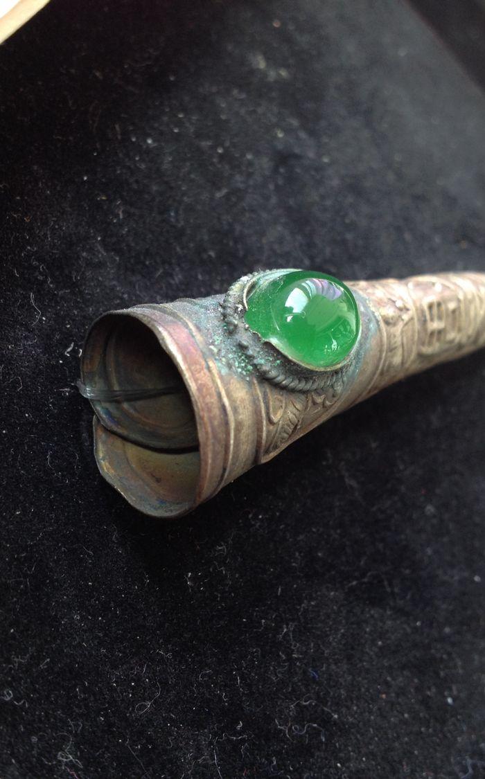 吉语宝石护甲套 后宫嫔妃手指护甲_吉语宝石护