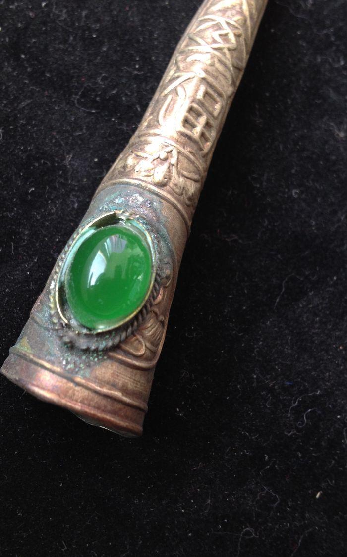 吉语宝石护甲套 后宫嫔妃手指护甲_吉语宝石护