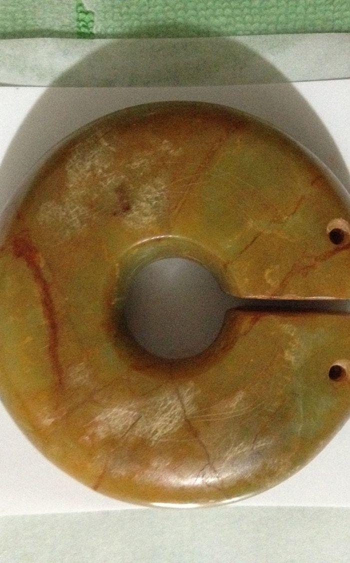 各位老师给看看这个黄色玉决是什么玉的?_各