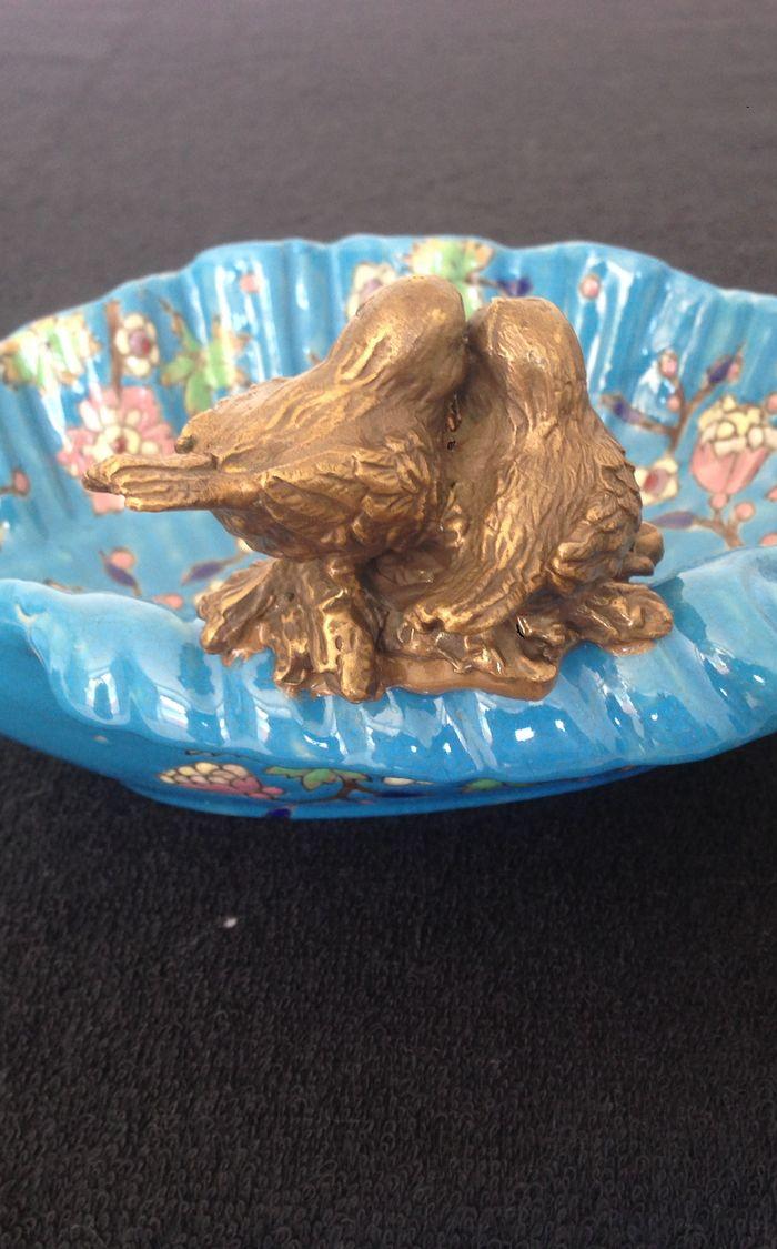 法国隆维珐琅彩贝壳碟_法国隆维珐琅彩贝壳碟