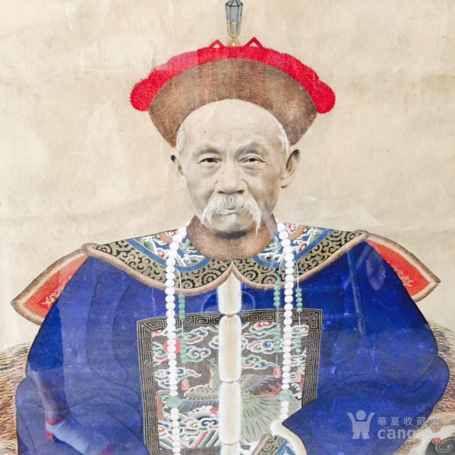 清代文三品官员画像及文二品诰命夫人画像