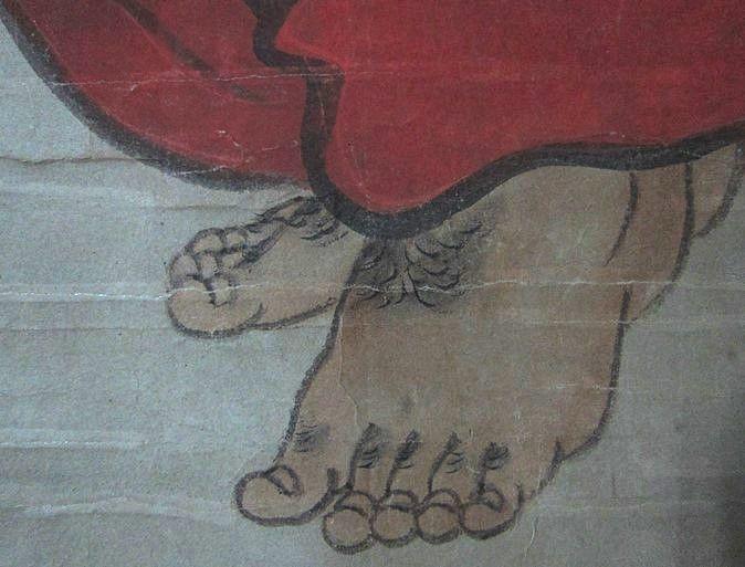 日本画--达摩_日本画--达摩鉴定_来自藏友646