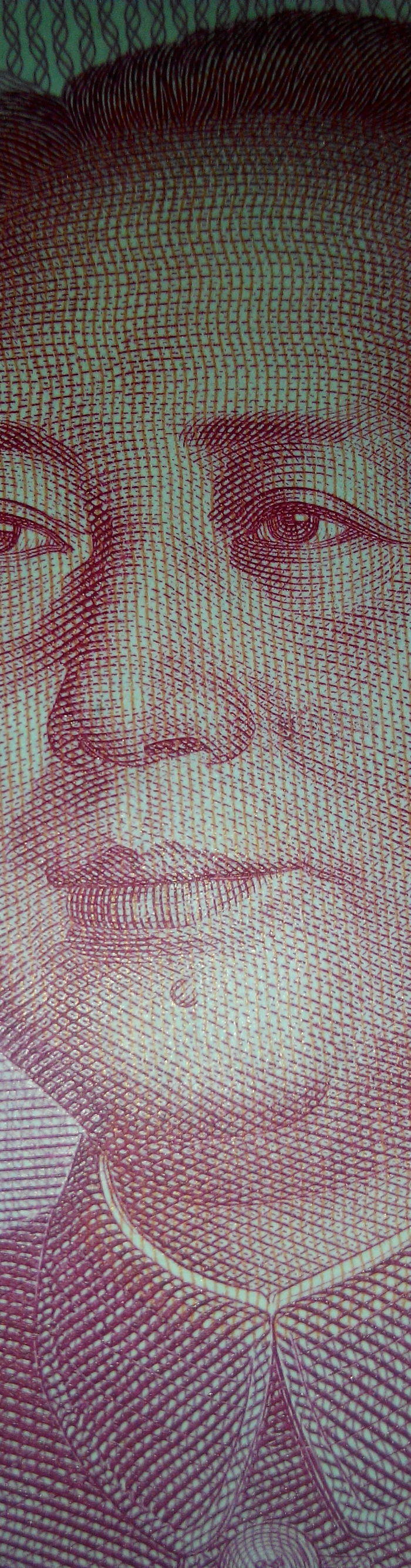 人民币毛爷爷鼻子边上多了个痦子_人民币毛爷