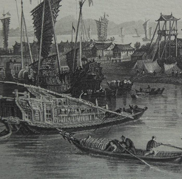 1843年英国出版大清帝国城市故事铜板画_184
