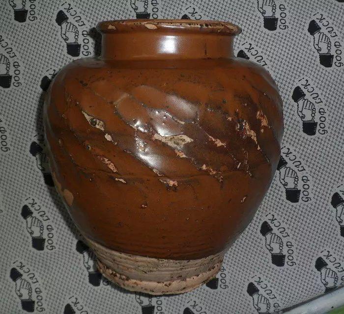 酱釉罐现代?清代?明代?元代?辽金?_酱釉罐现