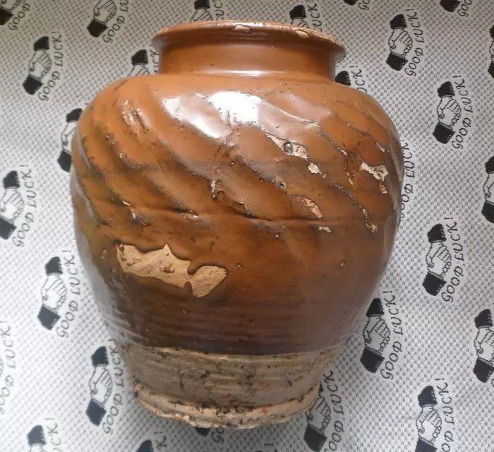 酱釉罐现代?清代?明代?元代?辽金?_酱釉罐现