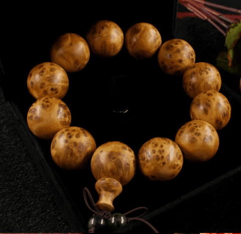 太行崖柏陈化料满瘤花瘿木男式手串_太行崖柏