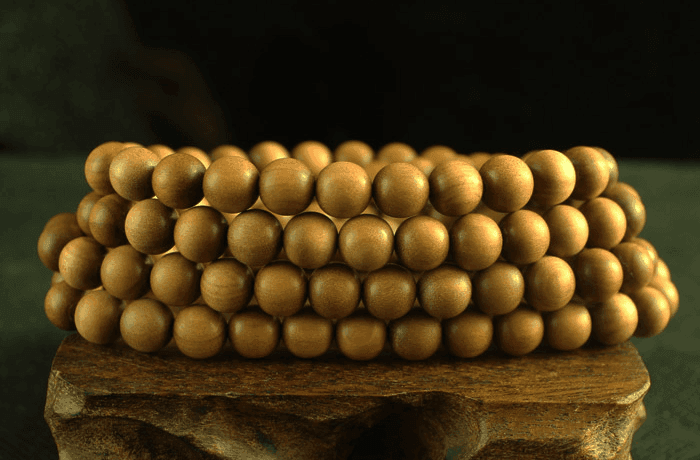 吕德福印度老山檀108男女情侣款佛珠黑肉沉水