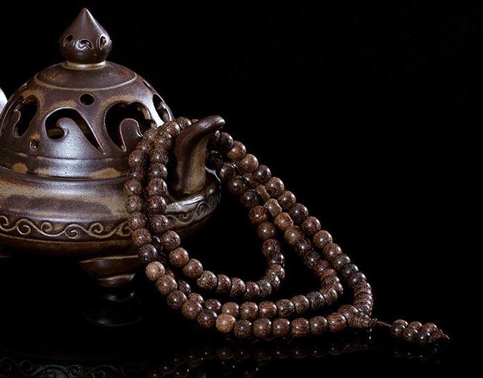 颗佛珠金丝沉香木手串鉴定_来自藏友吕德福佛