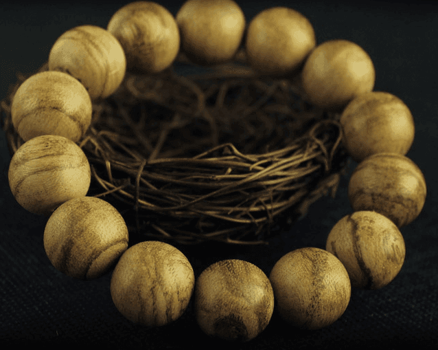 吕德福 正宗马来ok沉香手串 佛珠情侣手链_吕