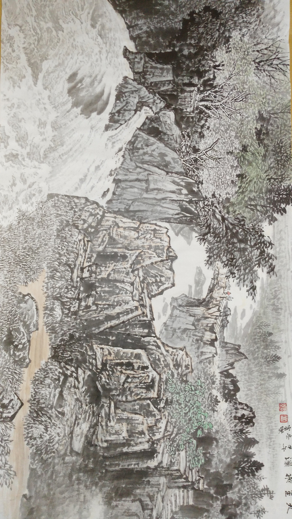 丁富杰《山水画》