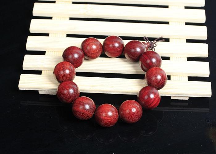 赞比亚血檀木つ20mm男女手串つ高密高油つ木