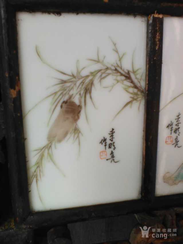 明代 李明亮 瓷板画