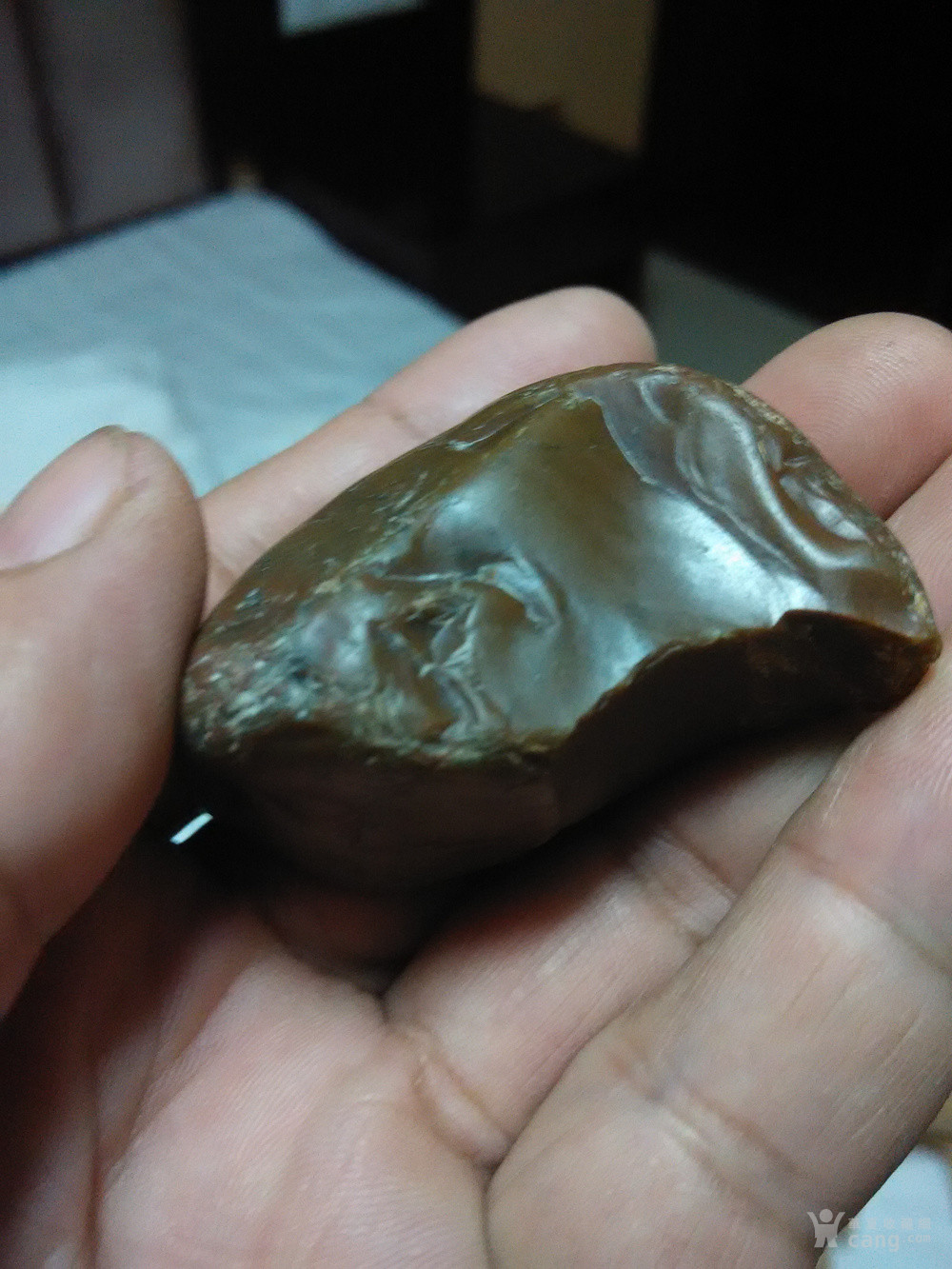 滦河棕色彩玉
