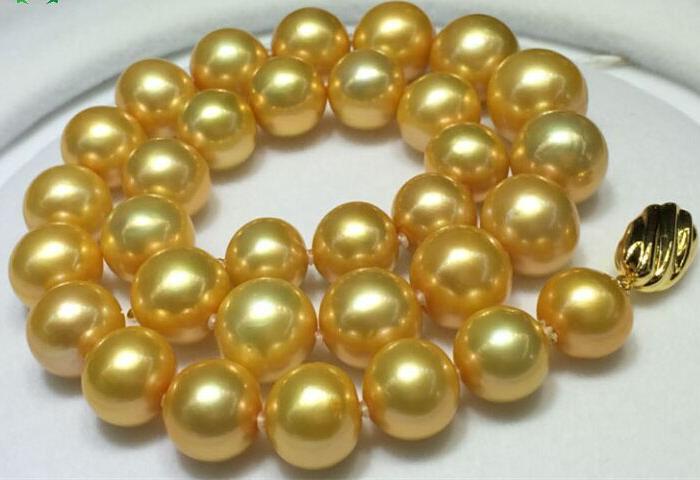 【【收藏级深海南洋金珠项链】】_【【收藏级