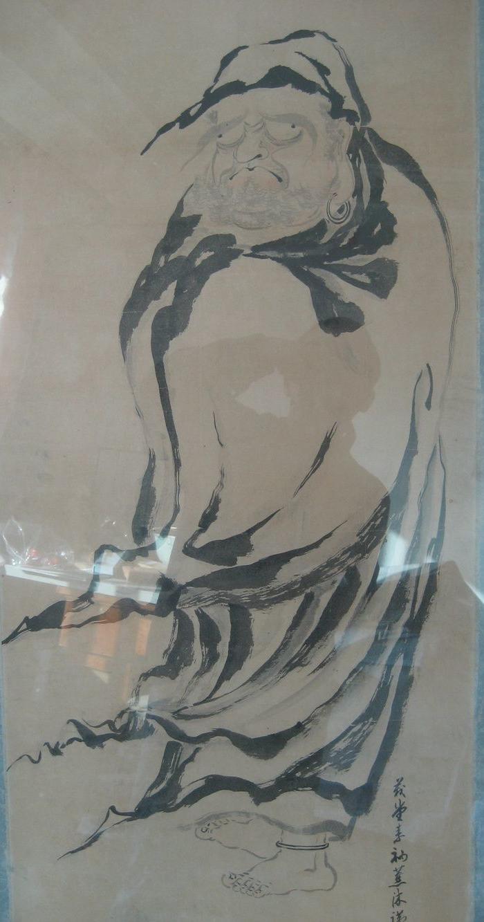 清达摩渡海图【日本画】_清达摩渡海图