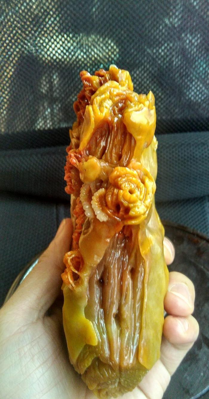 新疆金丝玉精品摆件 快乐蚂蚁_新疆金丝玉精品