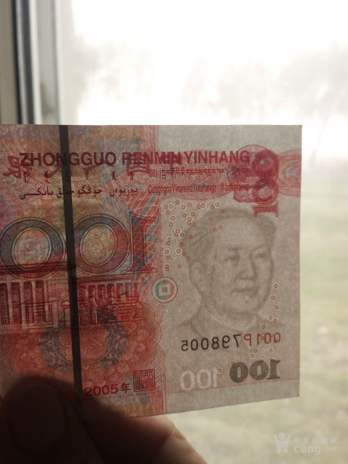 纸币_百元纸币鉴定_来自藏友白洋淀旅游区_钱