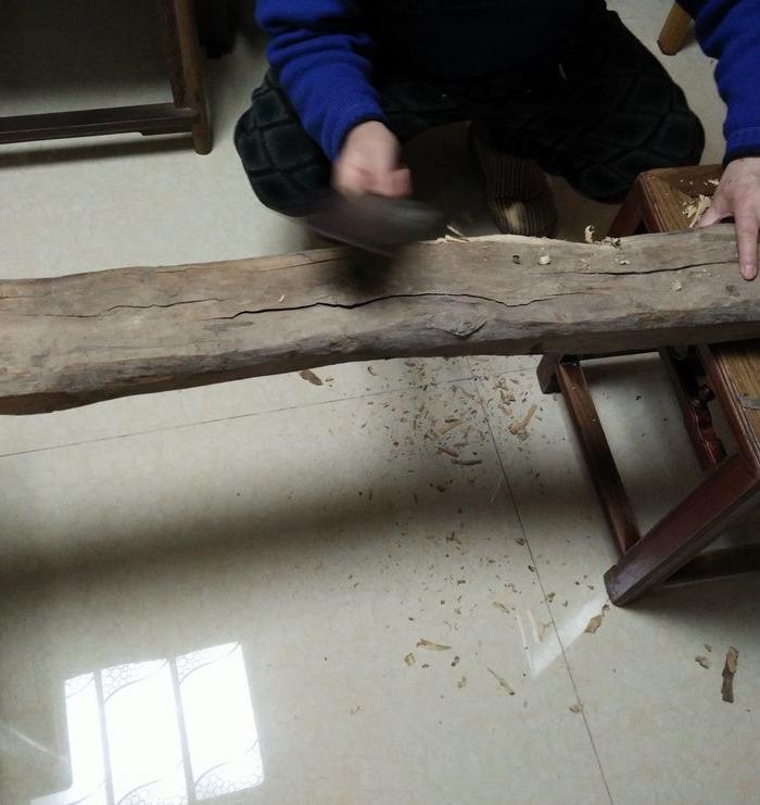 海南黄花梨老料拆房料老油梨 求鉴定估价_海南