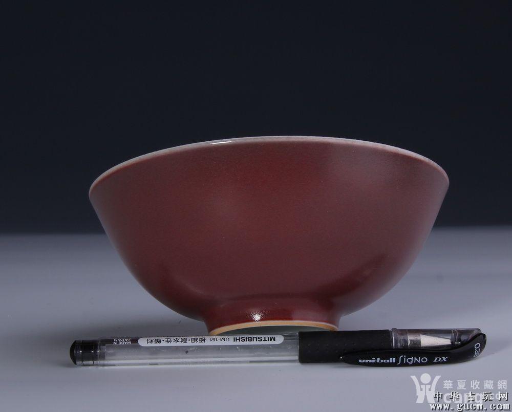 藏品名称:清雍正官窑祭红釉碗_藏品名称:清雍