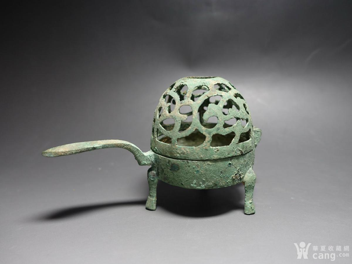 汉代-青铜行炉_鉴定频道_华夏收藏网