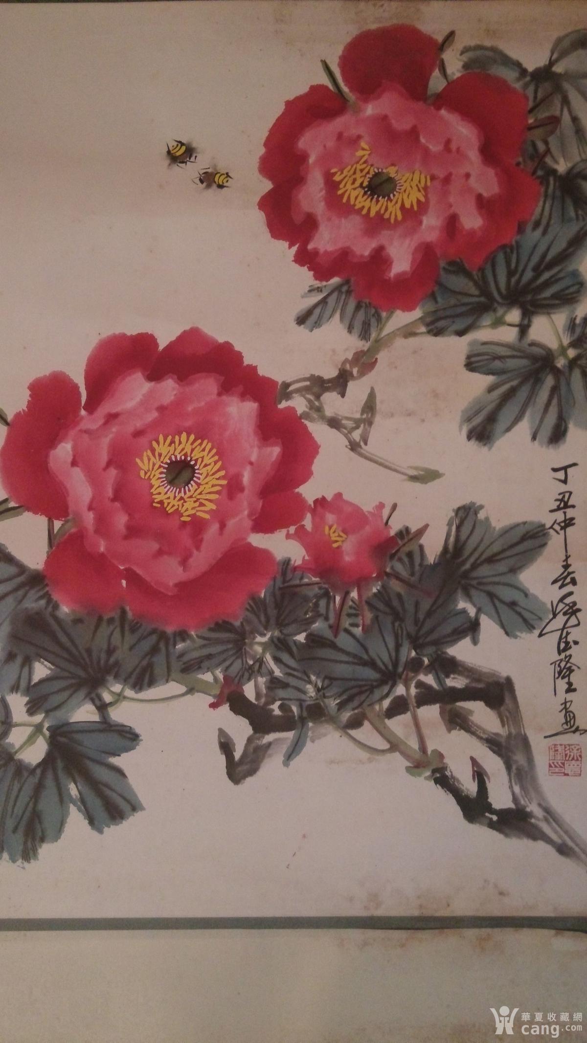 安徽画家 徐德隆 牡丹_鉴定频道_华夏收藏网