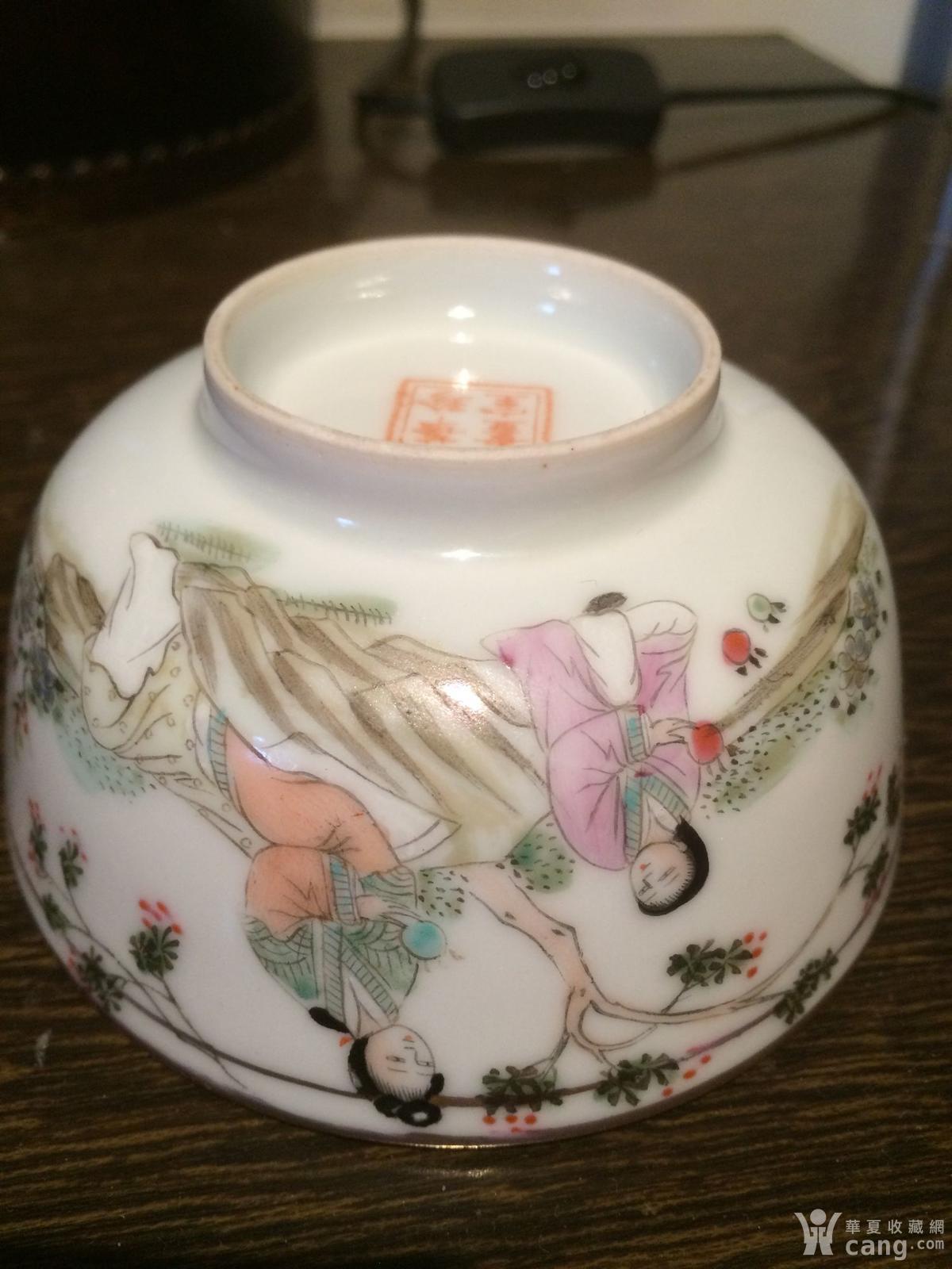 罗仲林与华珍画室瓷碗_鉴定频道_华夏收藏网