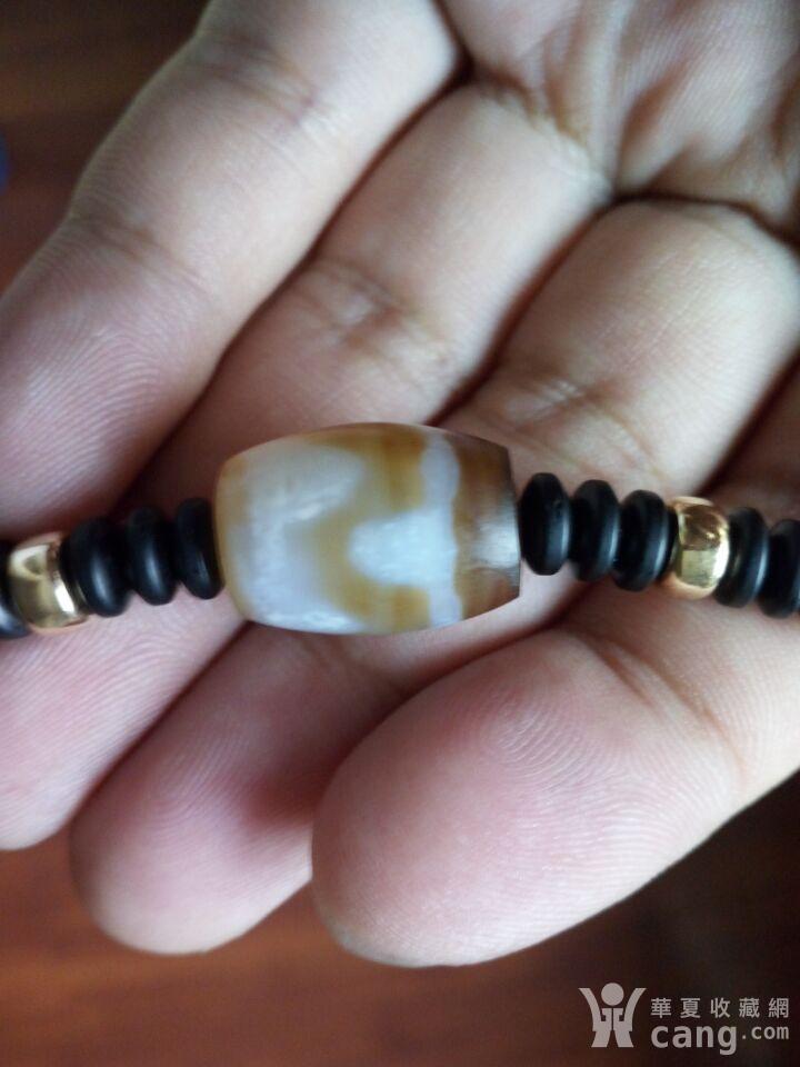 漂亮的灰皮千年措思天珠一颗