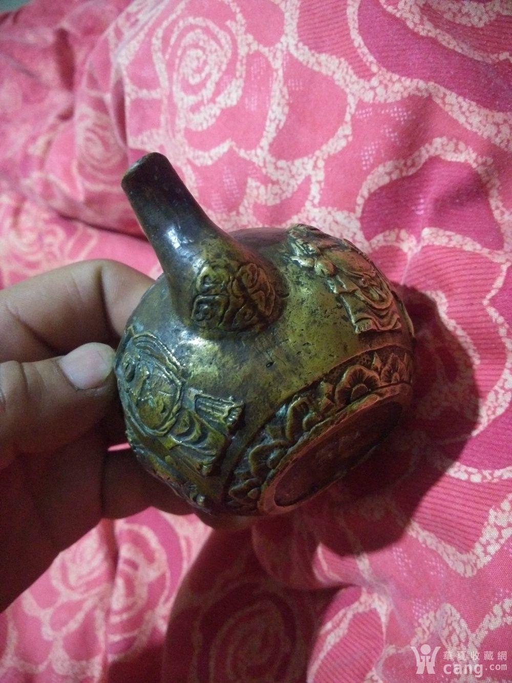 明代王玉兰制 六佛铜壶_鉴定频道_华夏收藏网