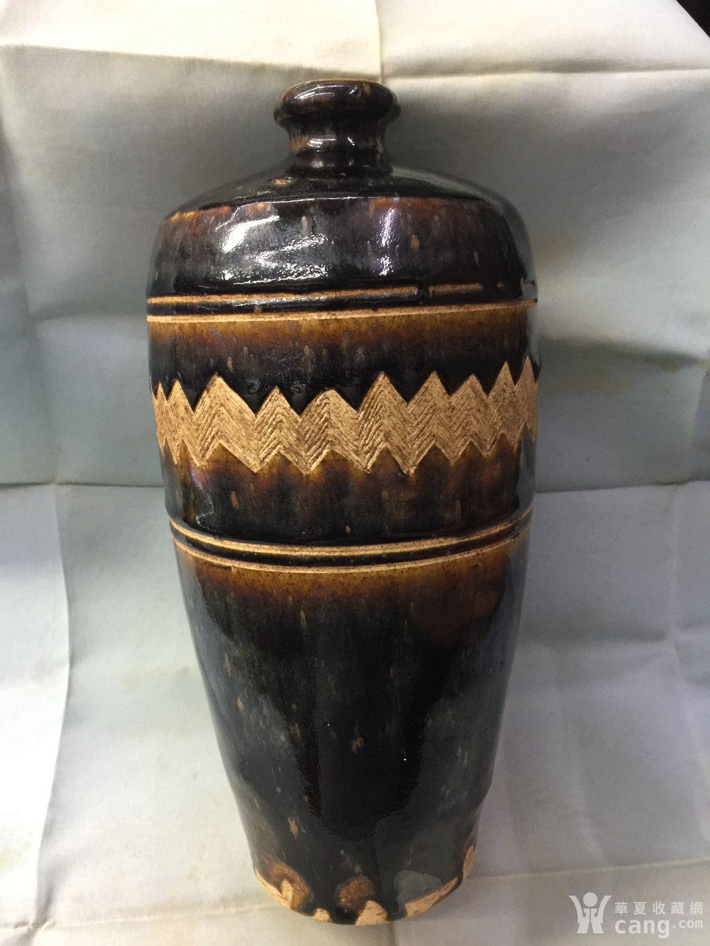 背宋西夏灵武窑梅瓶